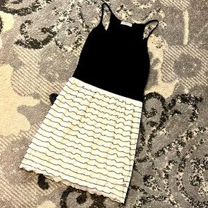 Black and white dress